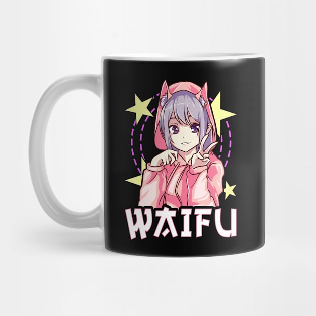 Waifu Anime Girl Japanese Cute Manga Kawaii Senpai by theperfectpresents